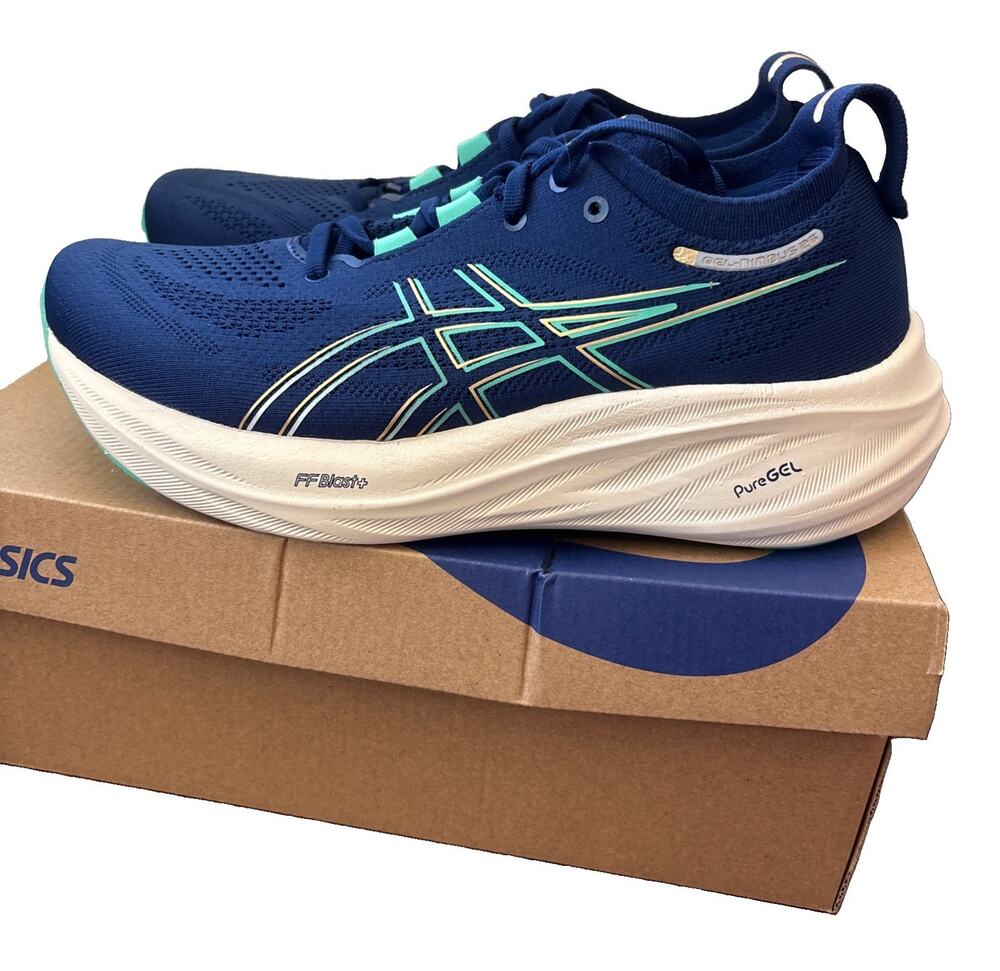 Asics Gel-Nimbus 26 1012B601-400 Sneakers Women's 9 Blue Expanse Running Shoes